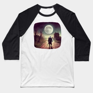 The Wolf and the Moon - Fantasy - Witcher Baseball T-Shirt